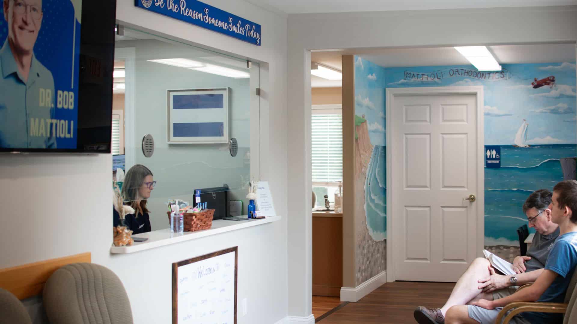 Front Desk Mattioli Orthodontics in East Greenwich, RI