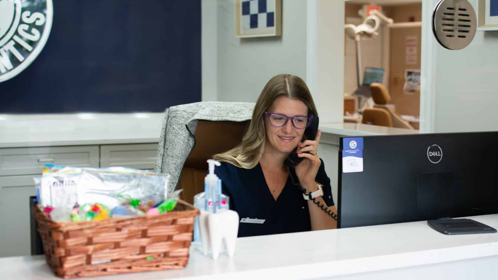 Front Desk Mattioli Orthodontics in East Greenwich, RI